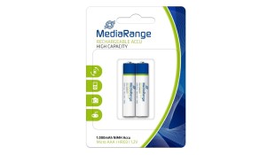 MediaRange High Capacity Επαναφορτιζόμενες Μπαταρίες AAA HR03 1000mAh 1.2V 2τμχ MediaRange High Capacity Επαναφορτιζόμενες Μπαταρίες AAA HR03 1000mAh 1.2V 2τμχ