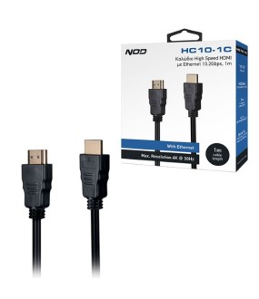 Nod HC10-1C Cable HDMI To HDMI High Definition 4K 1m