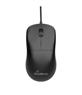 MediaRange Optical Mouse Corded 3-Button Black, Wired) (MROS211) MediaRange Optical Mouse Corded 3-Button Black, Wired) (MROS211)