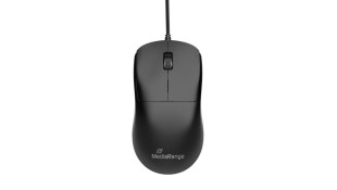 MediaRange Optical Mouse Corded 3-Button Black, Wired) (MROS211) MediaRange Optical Mouse Corded 3-Button Black, Wired) (MROS211)