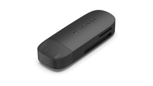 Vention 2 in 1 USB 3.0 A/Type-C Card Reader (SD+TF) Black Dual Drive