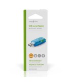 Nedis USCR10051BU Sound Card 3D Sound 5.1 USB 2.0 Double 3.5 mm Connector Nedis USCR10051BU Sound Card 3D Sound 5.1 USB 2.0 Double 3.5 mm Connector