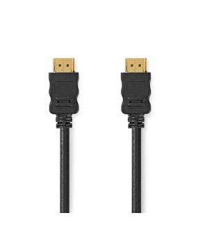 Nedis CVGP34000BK20 High Speed HDMI Cable with Ethernet HDMI Connect To HDMI 2m Bl Nedis CVGP34000BK20 High Speed HDMI Cable with Ethernet HDMI Connect To HDMI 2m Bl