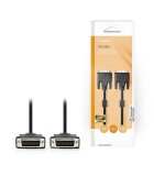 Nedis CCGP32001BK20 DVI Cable DVI-D 24+1 pin Male DVI-D 24+1-pin Male 2560x1600 Nickel Plated 2.00m Nedis CCGP32001BK20 DVI Cable DVI-D 24+1 pin Male DVI-D 24+1-pin Male 2560x1600 Nickel Plated 2.00m