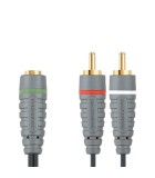 Bandridge Audio Cable 3.5mm female - 2x RCA male 1m (BAL3501) Bandridge Audio Cable 3.5mm female - 2x RCA male 1m (BAL3501)