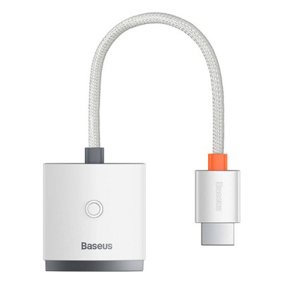 Baseus Lite Series Μετατροπέας HDMI male σε VGA female Λευκό Baseus Lite Series Μετατροπέας HDMI male σε VGA female Λευκό