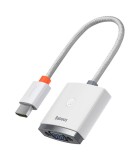 Baseus Lite Series Μετατροπέας HDMI male σε VGA female Λευκό Baseus Lite Series Μετατροπέας HDMI male σε VGA female Λευκό