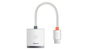 Baseus Lite Series Μετατροπέας HDMI male σε VGA female Λευκό
