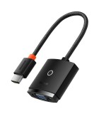 Baseus Lite Series Μετατροπέας HDMI male σε VGA female Μαύρο Baseus Lite Series Μετατροπέας HDMI male σε VGA female Μαύρο