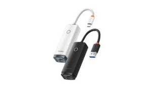 Baseus Lite Series Adapter USB-A To RJ45 1000Mbps Grey Baseus Lite Series Adapter USB-A To RJ45 1000Mbps Grey