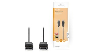 Nedis Display Port Cable Male-Male 2m (CCGB37010BK20)