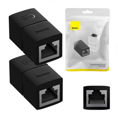 Baseus AirJoy Network Cable Connector Black (2pcs/pack) Baseus AirJoy Network Cable Connector Black (2pcs/pack)