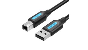 Vention USB 2.0 A To B Male Cable 1.5M Black