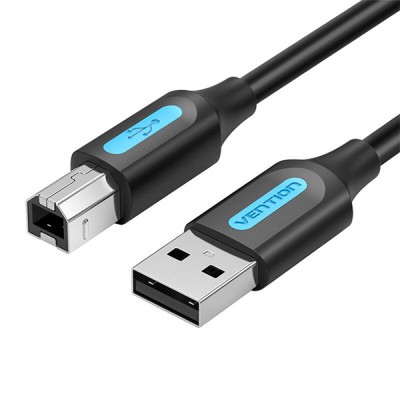Vention USB 2.0 A To B Male Cable 1.5M Black