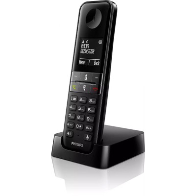 Philips D4701B/34 Ασύρματο Τηλέφωνο με Aνοιχτή Aκρόαση