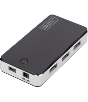 Digitus USB 2.0 Hub 7 Θυρών με σύνδεση USB-A και Εξωτερική Παροχή Ρεύματος Digitus USB 2.0 Hub 7 Θυρών με σύνδεση USB-A και Εξωτερική Παροχή Ρεύματος
