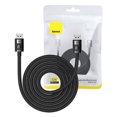 Baseus Cable DP To DP High Definition 8K 5m Black Baseus Cable DP To DP High Definition 8K 5m Black
