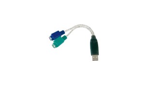 Digitus DA-70118 Μετατροπέας USB-A male σε PS/2 2x female Λευκό Digitus DA-70118 Μετατροπέας USB-A male σε PS/2 2x female Λευκό