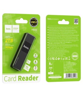 HOCO HB20 MINDFUL 2-IN-1CARD READER(USB3.0) HOCO HB20 MINDFUL 2-IN-1CARD READER(USB3.0)