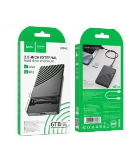 Hoco HB46 USB 3.0 2.5 Inch Sata Hard Drive Enclosure Hoco HB46 USB 3.0 2.5 Inch Sata Hard Drive Enclosure