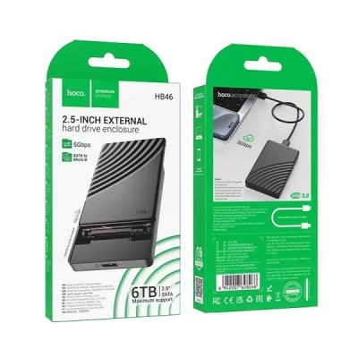 Hoco HB46 USB 3.0 2.5 Inch Sata Hard Drive Enclosure Hoco HB46 USB 3.0 2.5 Inch Sata Hard Drive Enclosure