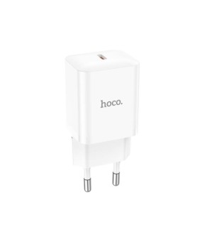 Hoco N27 Φορτιστής Innovative PD20W 1 Θύρα Λευκό