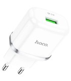 Hoco Φορτιστής Χωρίς Καλώδιο με Θύρα USB-A 18W Quick Charge 3.0 Λευκός (N3 Vigour) Hoco Φορτιστής Χωρίς Καλώδιο με Θύρα USB-A 18W Quick Charge 3.0 Λευκός (N3 Vigour)