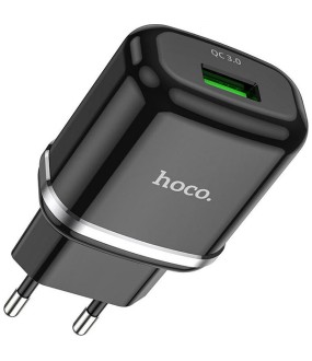 Hoco Φορτιστής Χωρίς Καλώδιο με Θύρα USB-A 18W Quick Charge 3.0 Mαυρος (N3 Vigour) Hoco Φορτιστής Χωρίς Καλώδιο με Θύρα USB-A 18W Quick Charge 3.0 Mαυρος (N3 Vigour)