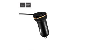 Hoco Φορτιστής Αυτοκινήτου Μαύρος Z14 3.4A USB μαζί με Καλώδιο lightning Hoco Φορτιστής Αυτοκινήτου Μαύρος Z14 3.4A USB μαζί με Καλώδιο lightning