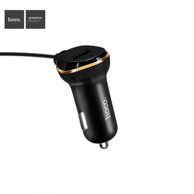 Hoco Φορτιστής Αυτοκινήτου Μαύρος Z14 3.4A USB μαζί με Καλώδιο lightning Hoco Φορτιστής Αυτοκινήτου Μαύρος Z14 3.4A USB μαζί με Καλώδιο lightning