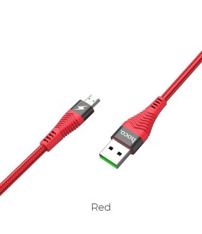 Hoco Cable U53 Καλώδιο Φόρτισης 4Α Micro USB Μαύρο
