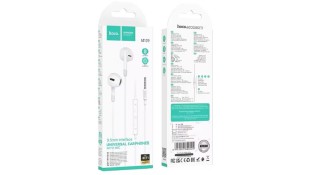 Hoco M109 Ακουστικά Handsfree Type C Sunny με Χειριστήριο Στο Καλώδιο Λευκό