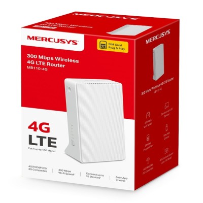 MERCUSYS Router MB110-4G LTE WiFi 300 Mbps Ver 2.0