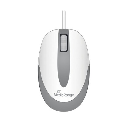 Mediarange Optical Mouse Corded 3 Button Compact Size MROS214