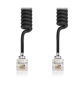 Nedis Τηλεφωνικό Καλώδιο RJ10m Μαύρο 2m (TCGP90100ΒΚ20) Nedis Τηλεφωνικό Καλώδιο RJ10m Μαύρο 2m (TCGP90100ΒΚ20)