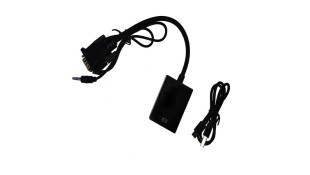 Καλώδιο Μετατροπής NG VGA male σε HDMI female με Audio Adapter & Usb Power (+micro Usb) Καλώδιο Μετατροπής NG VGA male σε HDMI female με Audio Adapter & Usb Power (+micro Usb)
