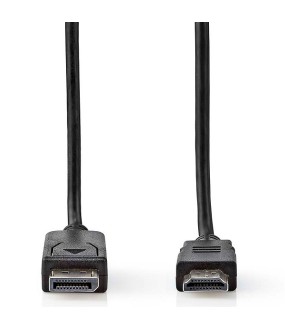 Nedis CCGL37101BK20 Displayport Cable Male Hdmi Male Nedis CCGL37101BK20 Displayport Cable Male Hdmi Male