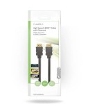 Nedis CVGP34000BK20 High Speed HDMI Cable with Ethernet HDMI Connect To HDMI 2m Bl