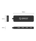 Orico Adapter Hub, USB to 4xUSB (black)