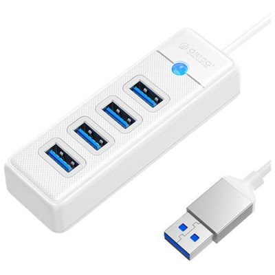 Orico Usb Hub to 4xUsb 3.0 5gbps 0,15m white