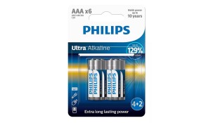 Philips Ultra Alkaline AAA 6-blister Philips Ultra Alkaline AAA 6-blister
