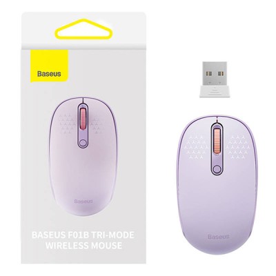 Wireless mouse Baseus F01Β 2.4G 1600DPI (purple)