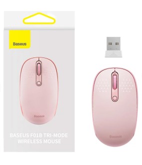 Wireless mouse Baseus F01Β 2.4G 1600DPI (pink) Wireless mouse Baseus F01Β 2.4G 1600DPI (pink)