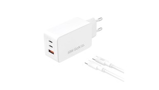XO CE13 Φορτιστής 65W Gan Με Καλώδιο PD σε Type C Λευκό