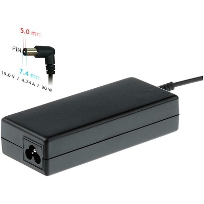 Τροφοδοτικό Laptop Akyga AK-ND-04 19V / 4.7A 90W Συμβατό με Hp Χωρις Καλώδιο Τροφοδοσίας