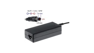 Τροφοδοτικό Laptop Akyga AK-ND-03 18.5V / 3.50A 65W Συμβατό με Hp Χωρις Καλώδιο Τροφοδοσίας