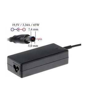 Τροφοδοτικό Laptop Akyga AK-ND-05 19.5V / 3.34A 65W Συμβατό με Hp/Dell/Χωρις Καλώδιο Τροφοδοσίας Τροφοδοτικό Laptop Akyga AK-ND-05 19.5V / 3.34A 65W Συμβατό με Hp/Dell/Χωρις Καλώδιο Τροφοδοσίας