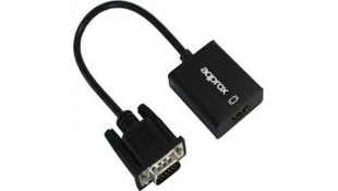 Approx Αντάπτορας HDMI to VGA With Audio Output Approx Αντάπτορας HDMI to VGA With Audio Output