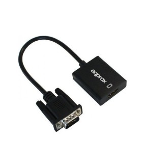 Aqprox Μετατροπέας VGA male σε HDMI female (appC25)