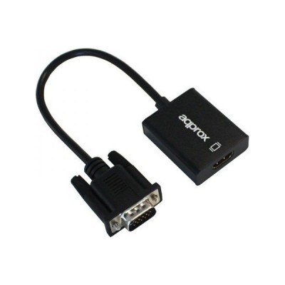 Aqprox Μετατροπέας VGA male σε HDMI female (appC25) Aqprox Μετατροπέας VGA male σε HDMI female (appC25)